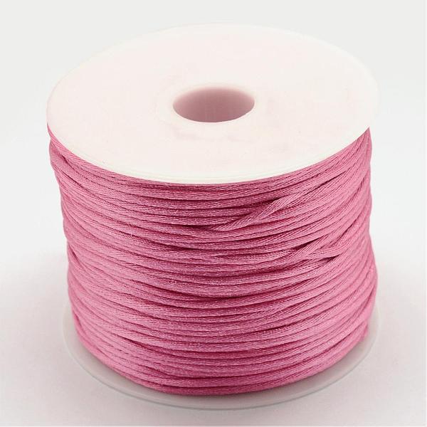 PandaHall Nylon Thread, Rattail Satin Cord, Pale Violet Red, 1.0mm, about 76.55 yards(70m)/roll Nylon Pink
PandaHall Nylon Thread, Rattail Satin Cord, Pale Violet Red, 1.0mm, about 76.55 yards(70m)/roll Nylon Pink