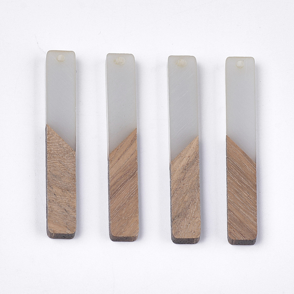 PandaHall Resin & Walnut Wood Big Pendants, Rectangle, Light Steel Blue, 51.5x7.5x3mm, Hole: 1.8mm Resin+Wood Rectangle
PandaHall Resin & Walnut Wood Big Pendants, Rectangle, Light Steel Blue, 51.5x7.5x3mm, Hole: 1.8mm Resin+Wood Rectangle