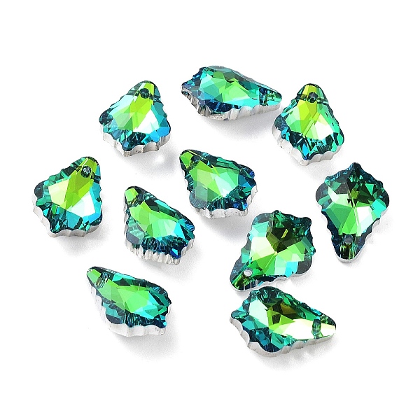 PandaHall AB Color Plated Electroplate Glass Pendants, Faceted, Leaf, Yellow Green, 16x11x6mm, Hole: 1mm Glass Leaf
PandaHall AB Color Plated Electroplate Glass Pendants, Faceted, Leaf, Yellow Green, 16x11x6mm, Hole: 1mm Glass Leaf