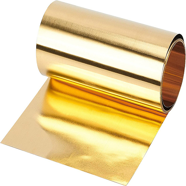 PandaHall Brass Sheets, Good Plasticity and High Strength, Gold, 10.1x10x4.7x0.01cm, 2m/roll Brass Gold
PandaHall Brass Sheets, Good Plasticity and High Strength, Gold, 10.1x10x4.7x0.01cm, 2m/roll Brass Gold
