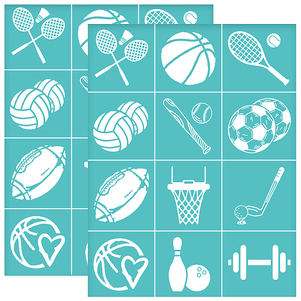 PandaHall Self-Adhesive Silk Screen Printing Stencil, for Painting on Wood, DIY Decoration T-Shirt Fabric, Turquoise, Mixed Shapes...
PandaHall Self-Adhesive Silk Screen Printing Stencil, for Painting on Wood, DIY Decoration T-Shirt Fabric, Turquoise, Mixed Shapes...