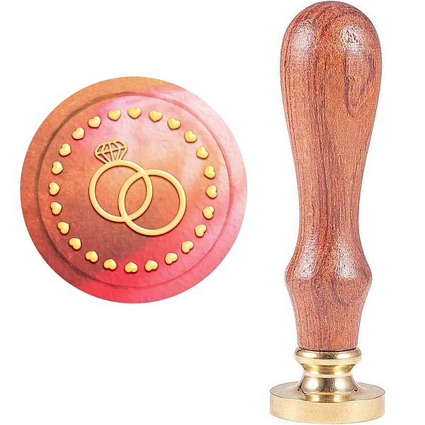 PandaHall DIY Scrapbook, Brass Wax Seal Stamp and Wood Handle Sets, Diamond Ring, Golden, 8.9x2.5cm, Stamps: 25x14.5mm Brass
PandaHall DIY Scrapbook, Brass Wax Seal Stamp and Wood Handle Sets, Diamond Ring, Golden, 8.9x2.5cm, Stamps: 25x14.5mm Brass