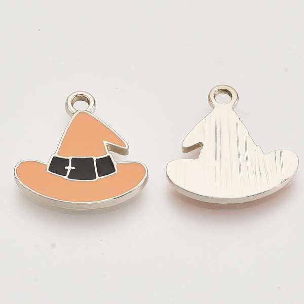 PandaHall Light Gold Plated Alloy Enamel Pendants, Witch Hat Pendants, Dark Orange, 17.5x17.5x1.5mm, Hole: 2mm Alloy+Enamel Hat Orange
PandaHall Light Gold Plated Alloy Enamel Pendants, Witch Hat Pendants, Dark Orange, 17.5x17.5x1.5mm, Hole: 2mm Alloy+Enamel Hat Orange