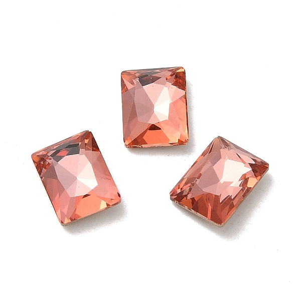 PandaHall Glass Rhinestone Cabochons, Point Back & Back Plated, Faceted, Rectangle, Padparadscha, 8x6x2.8mm Glass Rhinestone Rectangle Red
PandaHall Glass Rhinestone Cabochons, Point Back & Back Plated, Faceted, Rectangle, Padparadscha, 8x6x2.8mm Glass Rhinestone Rectangle Red