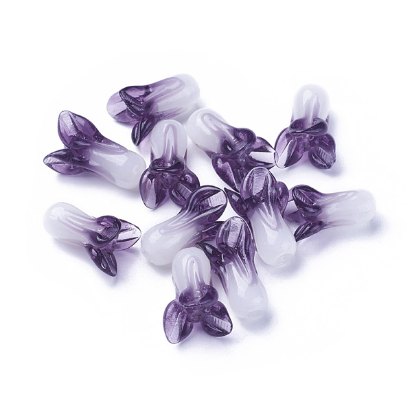 PandaHall Handmade Lampwork Beads, Chinese Cabbage, Purple, 19~21x12~14mm, Hole: 1.6mm Lampwork Vegetables Purple
PandaHall Handmade Lampwork Beads, Chinese Cabbage, Purple, 19~21x12~14mm, Hole: 1.6mm Lampwork Vegetables Purple