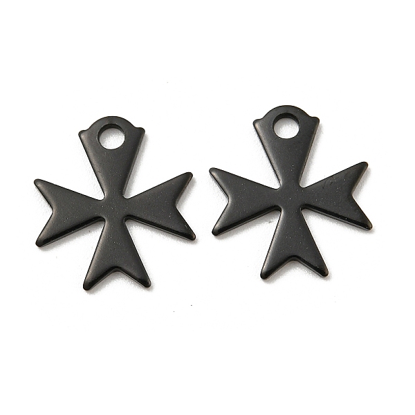 PandaHall Ion Plating(IP) 304 Stainless Steel Charms, Cross, Black, 14.4x13x1mm, Hole: 2mm. 304 Stainless Steel Cross
PandaHall Ion Plating(IP) 304 Stainless Steel Charms, Cross, Black, 14.4x13x1mm, Hole: 2mm. 304 Stainless Steel Cross