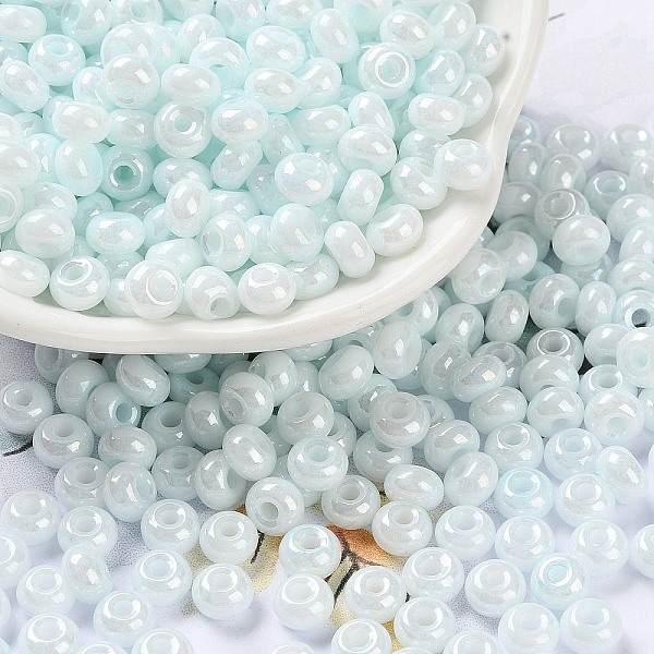 PandaHall Glass Seed Beads, Opaque Colours Luster, Round, Azure, 5~5.5x3~3.5mm, Hole: 1.5~1.6mm, about 3488pcs/pound Glass Blue
PandaHall Glass Seed Beads, Opaque Colours Luster, Round, Azure, 5~5.5x3~3.5mm, Hole: 1.5~1.6mm, about 3488pcs/pound Glass Blue