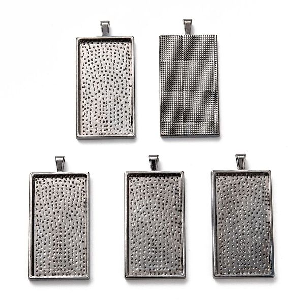 PandaHall Alloy Pendant Cabochon Settings, Plain Edge Bezel Cups, Cadmium Free & Lead Free, Rectangle, Gunmetal, 59x27x7.5mm, Hole: 8x4mm...
PandaHall Alloy Pendant Cabochon Settings, Plain Edge Bezel Cups, Cadmium Free & Lead Free, Rectangle, Gunmetal, 59x27x7.5mm, Hole: 8x4mm...