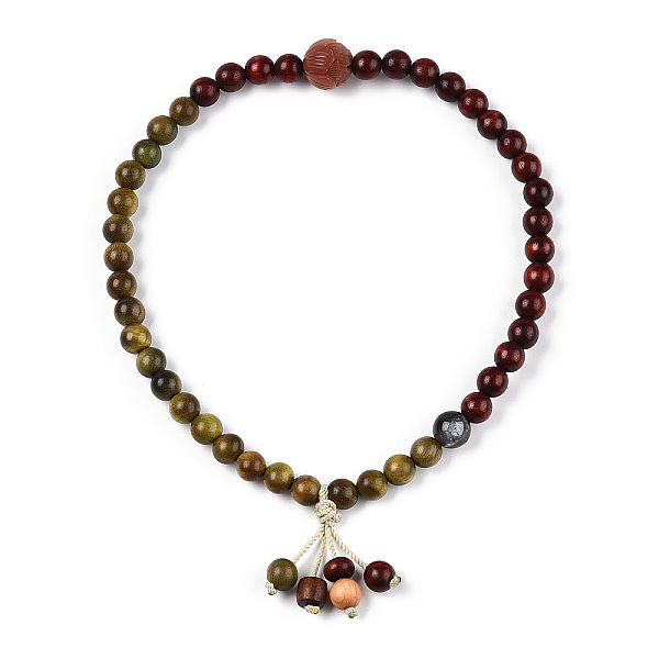 PandaHall Blood Sandalwood & Verawood Round Beaded Stretch Bracelet, Resin Lotus Mala Beads Bracelet for Women, Colorful, 13-1/2 inch...
PandaHall Blood Sandalwood & Verawood Round Beaded Stretch Bracelet, Resin Lotus Mala Beads Bracelet for Women, Colorful, 13-1/2 inch...
