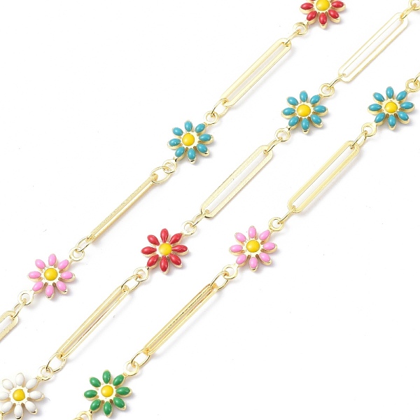 PandaHall Brass & Enamel Link Chains, Long-Lasting Plated, Flower, Soldered, with Spool, Golden, 12.5~15x3~7x0.5~2mm, about 10.93 yards...
PandaHall Brass & Enamel Link Chains, Long-Lasting Plated, Flower, Soldered, with Spool, Golden, 12.5~15x3~7x0.5~2mm, about 10.93 yards...