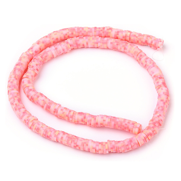 PandaHall Handmade Polymer Clay Beads Strand. DIY Accessories for Bracklet & Necklace Making, Flat Round, Salmon, 6x1mm, Hole: 1.5mm, about..., Red
PandaHall Handmade Polymer Clay Beads Strand. DIY Accessories for Bracklet & Necklace Making, Flat Round, Salmon, 6x1mm, Hole: 1.5mm, about..., Red
