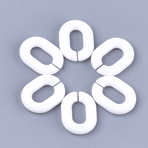 PandaHall Acrylic Linking Rings, Quick Link Connectors, For Jewelry Chains Making, Oval, White, 19x14x4.5mm, Hole: 11x5.5mm Acrylic Oval...
PandaHall Acrylic Linking Rings, Quick Link Connectors, For Jewelry Chains Making, Oval, White, 19x14x4.5mm, Hole: 11x5.5mm Acrylic Oval...