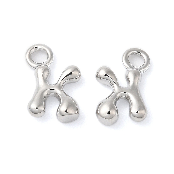 PandaHall Brass Charms, Real Platinum Plated, Letter K, 12x8x2.5mm, hole: 2.5mm Brass Letter K
PandaHall Brass Charms, Real Platinum Plated, Letter K, 12x8x2.5mm, hole: 2.5mm Brass Letter K