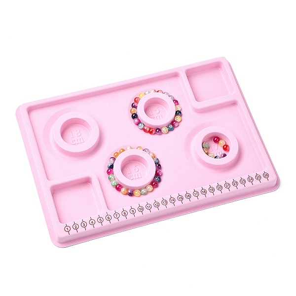 PandaHall PE Bead Design Boards, Bracelet Design Board, with Graduated Measurements, DIY Beading Jewelry Making Tray, Rectangle, Pink...
PandaHall PE Bead Design Boards, Bracelet Design Board, with Graduated Measurements, DIY Beading Jewelry Making Tray, Rectangle, Pink...