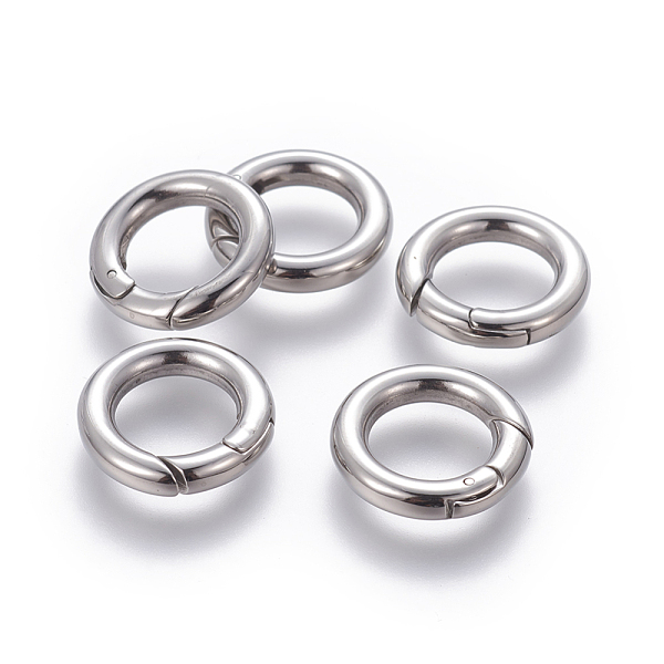 PandaHall 304 Stainless Steel Spring Gate Rings, O Rings, Ring, Stainless Steel Color, 18x3.3mm, Inner Diameter: 11mm 304 Stainless Steel
PandaHall 304 Stainless Steel Spring Gate Rings, O Rings, Ring, Stainless Steel Color, 18x3.3mm, Inner Diameter: 11mm 304 Stainless Steel
