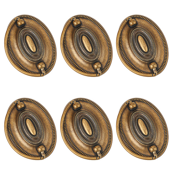 PandaHall Alloy with Iron Drawer Pull Drop Swing Handles, Cabinet Handles, Doorknob Accessories, with Screw, Oval, Red Copper, 59x80x21mm...
PandaHall Alloy with Iron Drawer Pull Drop Swing Handles, Cabinet Handles, Doorknob Accessories, with Screw, Oval, Red Copper, 59x80x21mm...