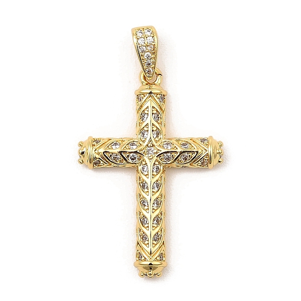 PandaHall Brass Micro Pave Cubic Zirconia Pendants, Real 16K Gold Plated, Cross, Clear, 31.5x21.5x4mm, Hole: 5x2.5mm Brass+Cubic Zirconia...
PandaHall Brass Micro Pave Cubic Zirconia Pendants, Real 16K Gold Plated, Cross, Clear, 31.5x21.5x4mm, Hole: 5x2.5mm Brass+Cubic Zirconia...