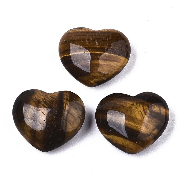 PandaHall Natural Tiger Eye Heart Love Stone, Pocket Palm Stone for Reiki Balancing, 20x23x10mm Tiger Eye Heart
PandaHall Natural Tiger Eye Heart Love Stone, Pocket Palm Stone for Reiki Balancing, 20x23x10mm Tiger Eye Heart