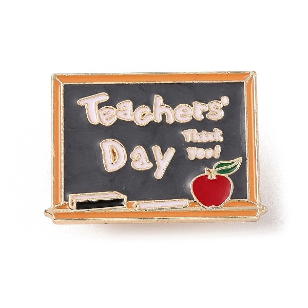 PandaHall Teacher's Day Theme Rack Plating Light Gold Alloy Brooches, Enamel Pins, Rectangle, 20x28x1.5mm Alloy+Enamel Rectangle
PandaHall Teacher's Day Theme Rack Plating Light Gold Alloy Brooches, Enamel Pins, Rectangle, 20x28x1.5mm Alloy+Enamel Rectangle