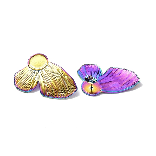 PandaHall Ion Plating(IP) 304 Stainless Steel Stud Earring Findings, Butterfly with Oval Tray Earring Settings, with Ear Nuts, Rainbow Color...
PandaHall Ion Plating(IP) 304 Stainless Steel Stud Earring Findings, Butterfly with Oval Tray Earring Settings, with Ear Nuts, Rainbow Color...