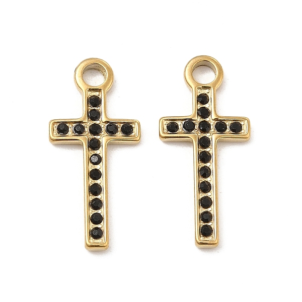 PandaHall Vacuum Plating 201 Stainless Steel with Rhinestone Pendants, Religion Corss Charms, Real 18K Gold Plated, Black Diamond..., Gray
PandaHall Vacuum Plating 201 Stainless Steel with Rhinestone Pendants, Religion Corss Charms, Real 18K Gold Plated, Black Diamond..., Gray