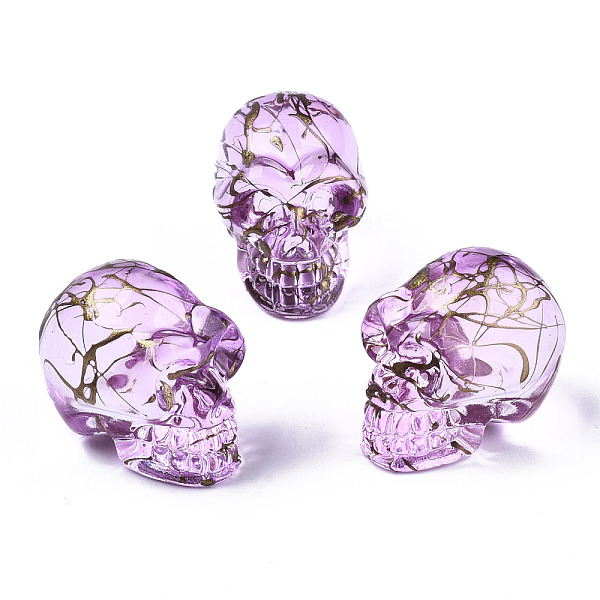 PandaHall Electroplate K9 Glass Display Decorations, Drawbench, Skull, for Halloween, Orchid, 22x18x26mm Glass Skull Purple
PandaHall Electroplate K9 Glass Display Decorations, Drawbench, Skull, for Halloween, Orchid, 22x18x26mm Glass Skull Purple