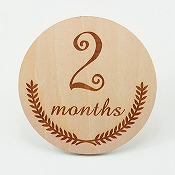 PandaHall Basswood Milestone Cards, with Word, Flat Round with 2 Months, BurlyWood, 100x3mm, 12pcs/set Wood Flat Round Orange
PandaHall Basswood Milestone Cards, with Word, Flat Round with 2 Months, BurlyWood, 100x3mm, 12pcs/set Wood Flat Round Orange