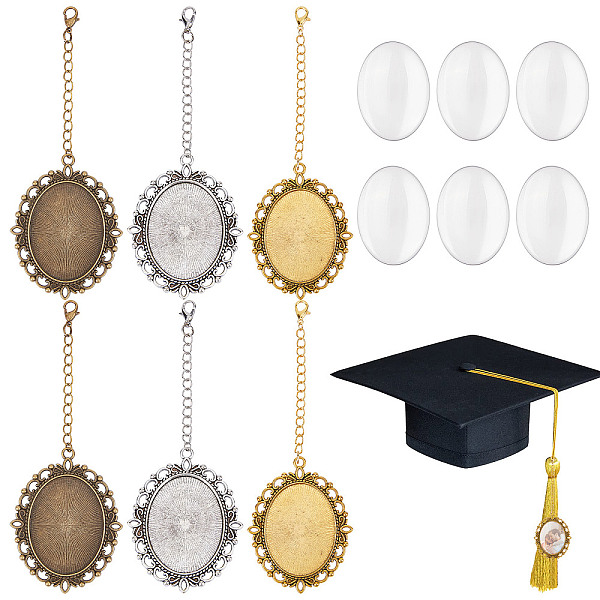 PandaHall SUNNYCLUE DIY Pendants Decoration Making Kits, Including 6Pcs Alloy Graduation Pendant Cabochon Settings, 6Pcs Transparent Oval..., Clear
PandaHall SUNNYCLUE DIY Pendants Decoration Making Kits, Including 6Pcs Alloy Graduation Pendant Cabochon Settings, 6Pcs Transparent Oval..., Clear