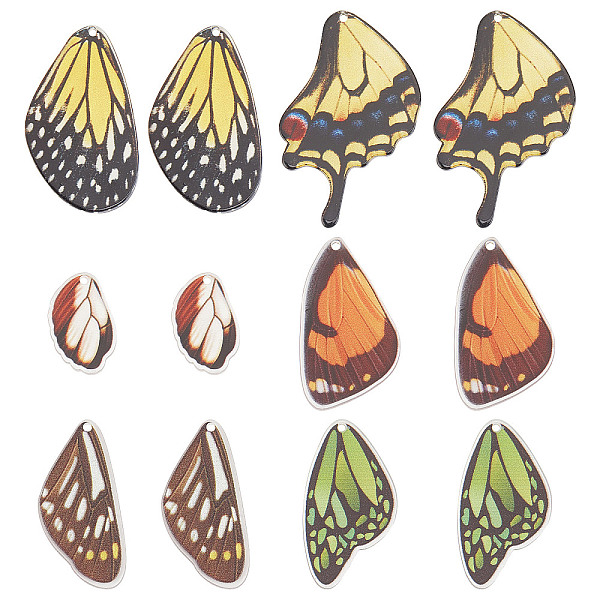 PandaHall SUNNYCLUE 24Pcs 6 Style Printed Translucent Acrylic Pendants, Butterfly Wing, Mixed Color, 21.5~46x13.5~23.5x2mm, Hole: 1.5~1.6mm..., Multicolor
PandaHall SUNNYCLUE 24Pcs 6 Style Printed Translucent Acrylic Pendants, Butterfly Wing, Mixed Color, 21.5~46x13.5~23.5x2mm, Hole: 1.5~1.6mm..., Multicolor
