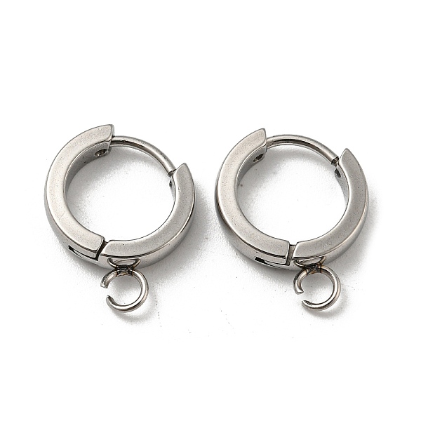 PandaHall 201 Stainless Steel Huggie Hoop Earrings Findings, with Vertical Loop, with 316 Surgical Stainless Steel Earring Pins, Ring...
PandaHall 201 Stainless Steel Huggie Hoop Earrings Findings, with Vertical Loop, with 316 Surgical Stainless Steel Earring Pins, Ring...