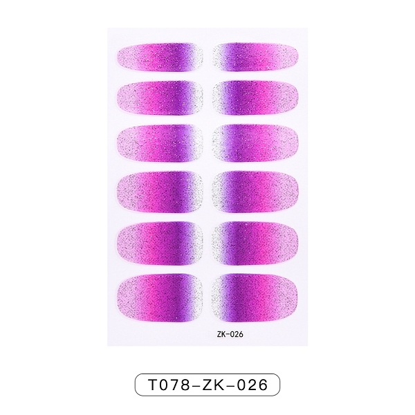 PandaHall Full-Cover Gradient Wraps Nail Polish Stickers, Glitter Powder Self-adhesive Nail Art Decals Strips, with Manicure Buffer Files..., Purple
PandaHall Full-Cover Gradient Wraps Nail Polish Stickers, Glitter Powder Self-adhesive Nail Art Decals Strips, with Manicure Buffer Files..., Purple