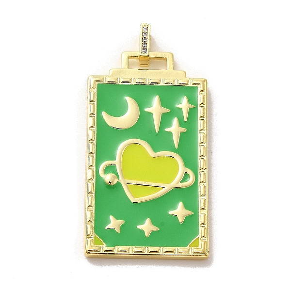 PandaHall Brass Micro Pave Cubic Zirconia Pendant with Enamel, Rectangle, Medium Sea Green, 45.5x25.5x2.5mm, Hole: 4.5mm Brass+Cubic...
PandaHall Brass Micro Pave Cubic Zirconia Pendant with Enamel, Rectangle, Medium Sea Green, 45.5x25.5x2.5mm, Hole: 4.5mm Brass+Cubic...