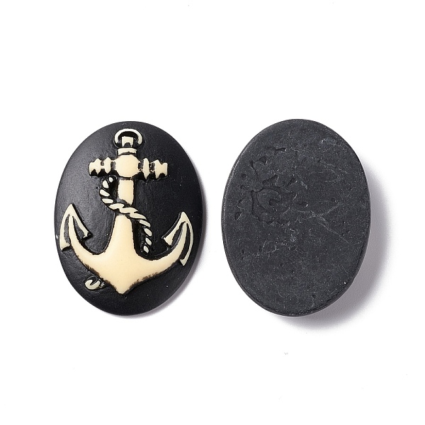 PandaHall Halloween Cameos Opaque Resin Cabochons, Oval, Black, Anchor & Helm Pattern, 38.5x29x6mm Resin Anchor & Helm Black
PandaHall Halloween Cameos Opaque Resin Cabochons, Oval, Black, Anchor & Helm Pattern, 38.5x29x6mm Resin Anchor & Helm Black