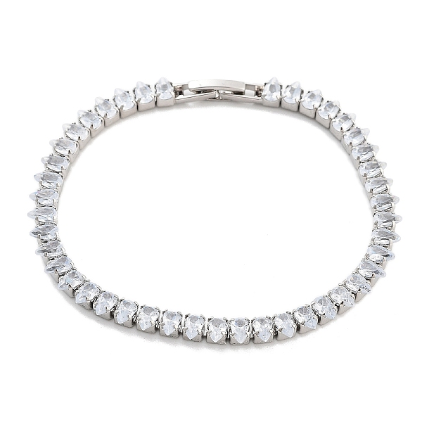 PandaHall Brass Pave Clear Cubic Zirconia Teardrop Link Bracelets, Nickle Free, Long-Lasting Plated, Platinum, 7-1/8 inch(18.2cm) Cubic...
PandaHall Brass Pave Clear Cubic Zirconia Teardrop Link Bracelets, Nickle Free, Long-Lasting Plated, Platinum, 7-1/8 inch(18.2cm) Cubic...