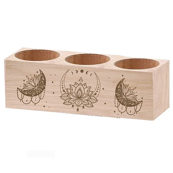 PandaHall CREATCABIN Wooden Tealight Candle Holder Gift Lotus Sun Moon Set of 3 Candlestick Stand Memorial Candle Ornaments Table Decor for...
PandaHall CREATCABIN Wooden Tealight Candle Holder Gift Lotus Sun Moon Set of 3 Candlestick Stand Memorial Candle Ornaments Table Decor for...