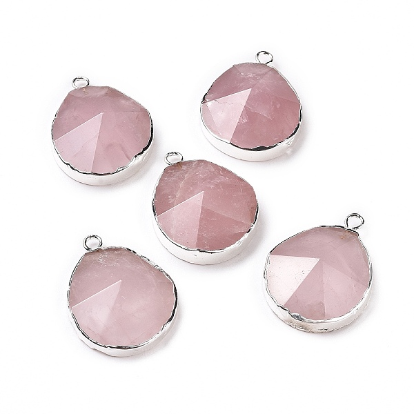 PandaHall Natural Rose Quartz Pendants, with Brass Findings, Faceted, Drop, Silver, 31~35x20~25x7~9mm, Hole: 2.5mm Rose Quartz Teardrop
PandaHall Natural Rose Quartz Pendants, with Brass Findings, Faceted, Drop, Silver, 31~35x20~25x7~9mm, Hole: 2.5mm Rose Quartz Teardrop