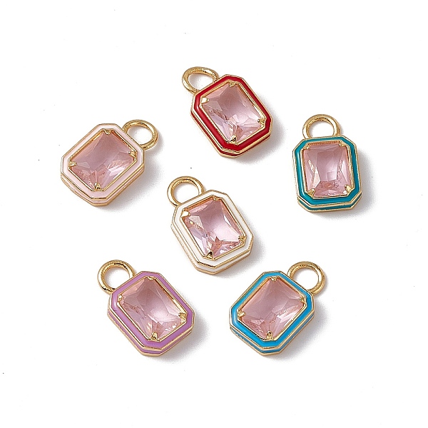 PandaHall Pink Glass Rectangle Pendants, with Real 18K Gold Plated Rack Plating Brass Findings and Enamel, Cadmium Free & Lead Free & Nickle..., Multicolor
PandaHall Pink Glass Rectangle Pendants, with Real 18K Gold Plated Rack Plating Brass Findings and Enamel, Cadmium Free & Lead Free & Nickle..., Multicolor