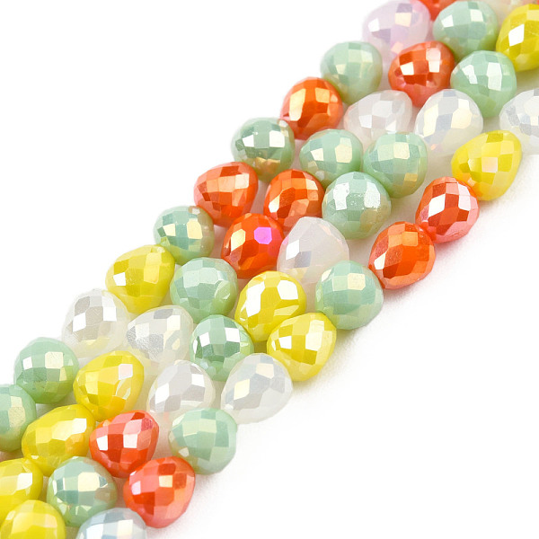 PandaHall Electroplate Opaque Solid Color Glass Beads Strands, AB Color Plated, Faceted, Strawberry, Yellow, 4~4.5x4mm, Hole: 1mm, about...
PandaHall Electroplate Opaque Solid Color Glass Beads Strands, AB Color Plated, Faceted, Strawberry, Yellow, 4~4.5x4mm, Hole: 1mm, about...
