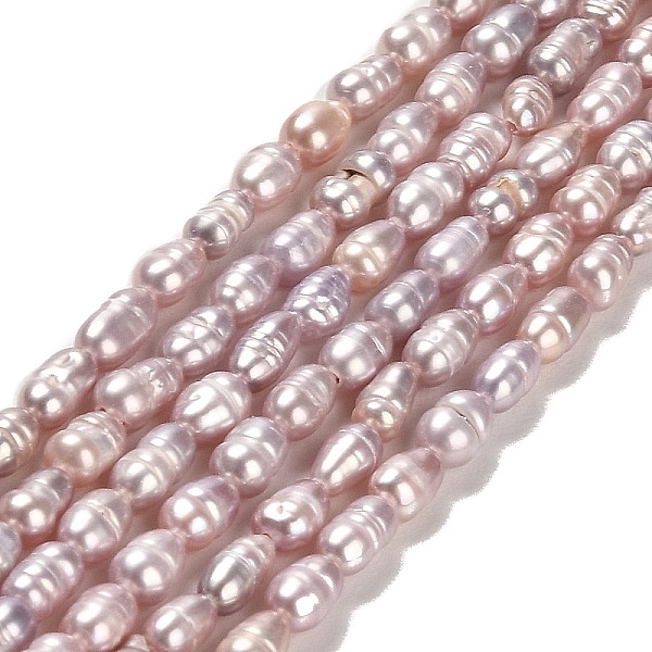 PandaHall Natural Cultured Freshwater Pearl Beads Strands, Rice, Grade A+, Thistle, 5.5~7x3~3.5x3~3.5mm, Hole: 0.6mm, about 61~71pcs/strand..., Purple
PandaHall Natural Cultured Freshwater Pearl Beads Strands, Rice, Grade A+, Thistle, 5.5~7x3~3.5x3~3.5mm, Hole: 0.6mm, about 61~71pcs/strand..., Purple