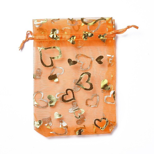 PandaHall Organza Drawstring Jewelry Pouches, Wedding Party Gift Bags, Rectangle with Gold Stamping Heart Pattern, Orange, 15x10x0.11cm...
PandaHall Organza Drawstring Jewelry Pouches, Wedding Party Gift Bags, Rectangle with Gold Stamping Heart Pattern, Orange, 15x10x0.11cm...