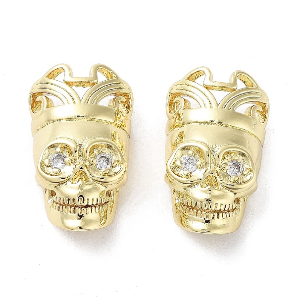 PandaHall Rack Plating Skull Brass Micro Pave Cubic Zirconia Pendants, Cadmium Free & Lead Free, Long-Lasting Plated, Real 18K Gold Plated..., Clear
PandaHall Rack Plating Skull Brass Micro Pave Cubic Zirconia Pendants, Cadmium Free & Lead Free, Long-Lasting Plated, Real 18K Gold Plated..., Clear
