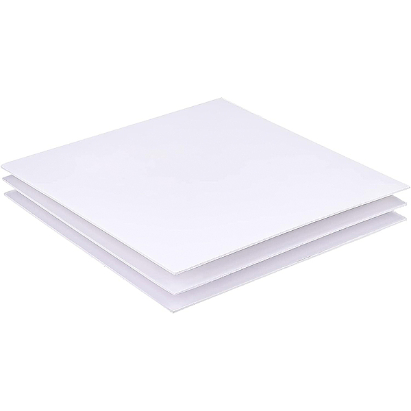 PandaHall PVC Mould Plates, Rectangle, Sand Table Model Material Supplies, White, 300x300x3.2mm Plastic White
PandaHall PVC Mould Plates, Rectangle, Sand Table Model Material Supplies, White, 300x300x3.2mm Plastic White