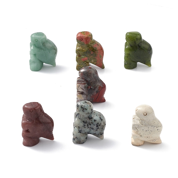PandaHall Gemstone Display Decoration, for Home Office Tabletop, Dinosaur, 39.5~41.5x17~21x28.5~31.5mm Mixed Stone Dinosaur
PandaHall Gemstone Display Decoration, for Home Office Tabletop, Dinosaur, 39.5~41.5x17~21x28.5~31.5mm Mixed Stone Dinosaur
