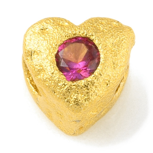 PandaHall Brass Spacer Beads, with Rhinestone, Heart, Matte Gold Color, Rose, 4.5x4.5x4mm, Hole: 1.6mm Brass+Rhinestone Heart Pink
PandaHall Brass Spacer Beads, with Rhinestone, Heart, Matte Gold Color, Rose, 4.5x4.5x4mm, Hole: 1.6mm Brass+Rhinestone Heart Pink