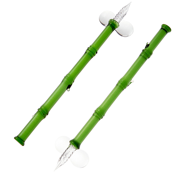 PandaHall CRASPIRE Bamboo Glass Dip Pen 2pcs Handmade Crystal Calligraphy Pen with 2pcs Pen Holder Signature Pen 6.85 inch Vintage High..., Multicolor
PandaHall CRASPIRE Bamboo Glass Dip Pen 2pcs Handmade Crystal Calligraphy Pen with 2pcs Pen Holder Signature Pen 6.85 inch Vintage High..., Multicolor