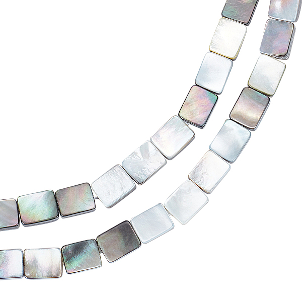 PandaHall BENECREAT 1 Strand Natural Black Lip Shell Beads Strands, Rectangle, 9.5~10x7.5~8x3~4mm, Hole: 0.5mm, about 40pcs/strand, 15.5...
PandaHall BENECREAT 1 Strand Natural Black Lip Shell Beads Strands, Rectangle, 9.5~10x7.5~8x3~4mm, Hole: 0.5mm, about 40pcs/strand, 15.5...