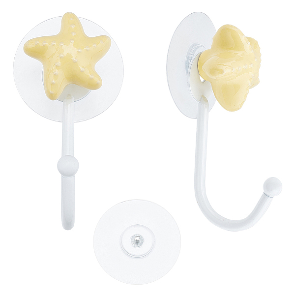 PandaHall arricraft 2 Sets Ceramic Wall Coat Hook, Starfish Porcelain Clothes Hook Coat Hook Hat Hanger Chromes Decorative Robe Hook for..., Yellow
PandaHall arricraft 2 Sets Ceramic Wall Coat Hook, Starfish Porcelain Clothes Hook Coat Hook Hat Hanger Chromes Decorative Robe Hook for..., Yellow