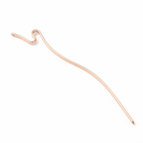 PandaHall Brass Hair Sticks, Twist, S Shape, Updo Hair Pins Clips, Light Gold, 145x3x1.5mm, Hole: 1.6mm Brass
PandaHall Brass Hair Sticks, Twist, S Shape, Updo Hair Pins Clips, Light Gold, 145x3x1.5mm, Hole: 1.6mm Brass