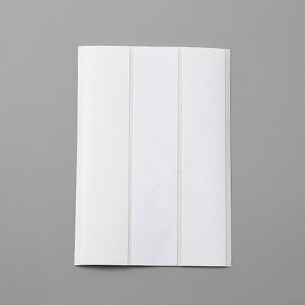 PandaHall Double Sided Adhesive Stickers, Adhesive Strips, White, 10x2x0.024cm, Stickers: 100x20mm, 3pcs/sheet Paper White
PandaHall Double Sided Adhesive Stickers, Adhesive Strips, White, 10x2x0.024cm, Stickers: 100x20mm, 3pcs/sheet Paper White