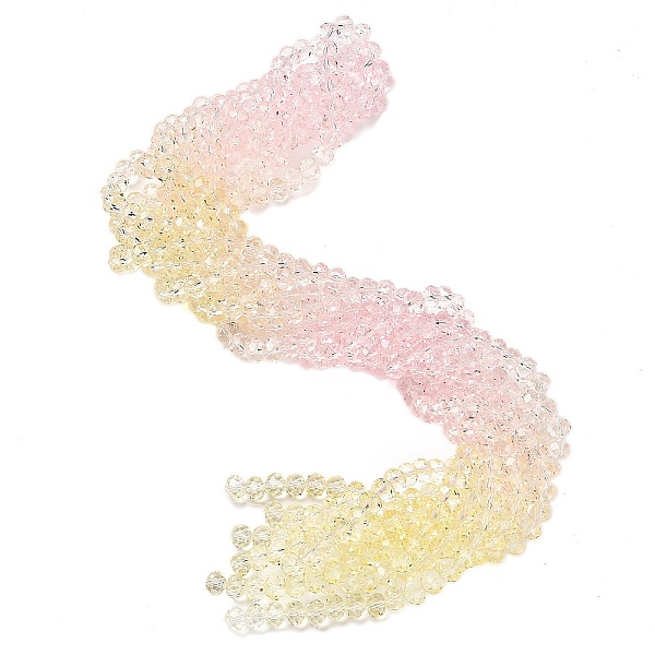 PandaHall Transparent Painted Glass Beads Strands, Faceted, Rondelle, Colorful, 6x5mm, Hole: 1mm, about 80pcs/strand, 16.54''(42cm) Glass...
PandaHall Transparent Painted Glass Beads Strands, Faceted, Rondelle, Colorful, 6x5mm, Hole: 1mm, about 80pcs/strand, 16.54''(42cm) Glass...